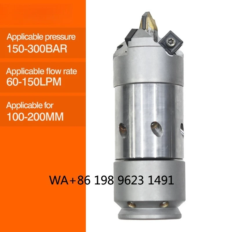 

Industrial Sewer Cleaning Nozzle 150-300Bar High Pressure Turbo Nozzle High Flow Pipeline Dredging Tool