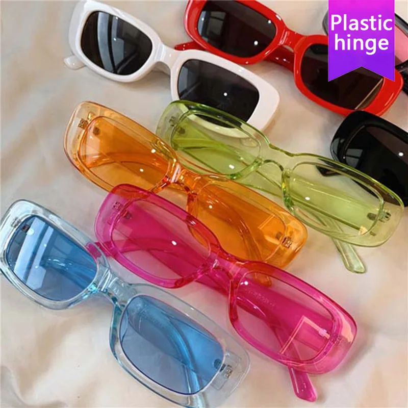 New Fashion Vintage Sunglasses Classic Retro Square Sunglasses Women Brand Vintage Travel Small Rectangle Sun Glasses