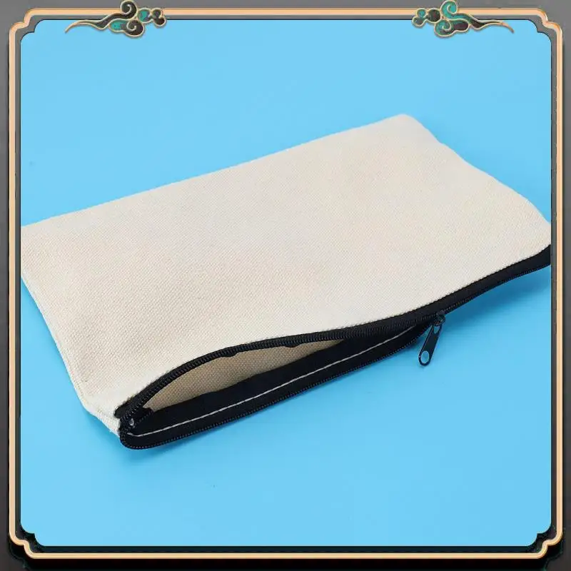 

Reliable-120Pcs Canvas Zipper Bag Pencil Case Cosmetic Bag Blank Bag DIY Craft Bag Cosmetic Bag Cosmetic Bag DIY Craft School