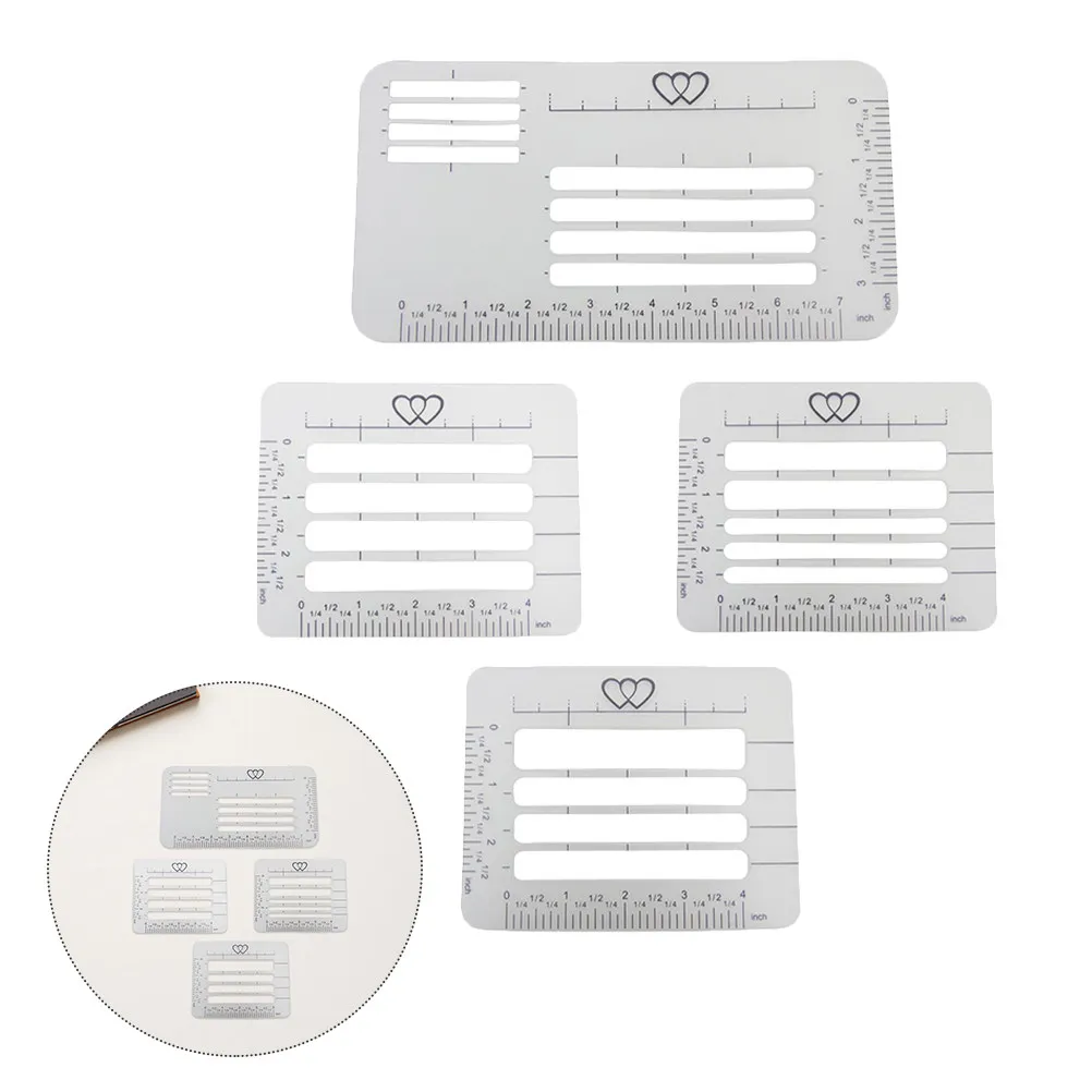 1Set Plastic Envelope Addressing Stencil Template Spacing Line Ruler Guide for Precise Handwriting Calligraphy Lettering