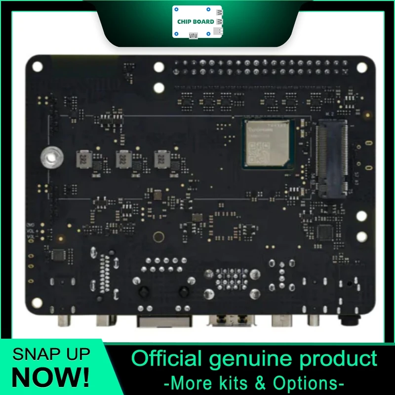 RUBIK Pi 3, a lightweight development board based on the Qualcomm QCS6490 platform for efficient computing.