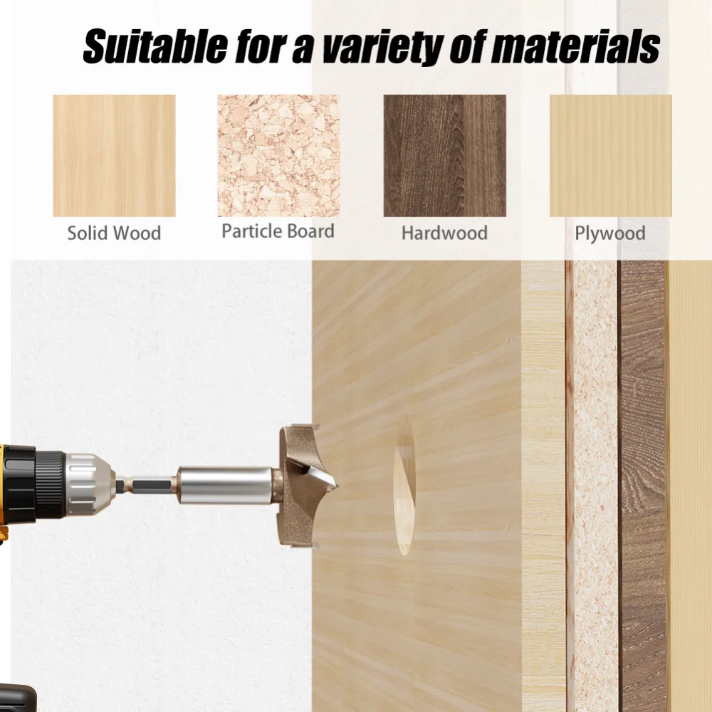 5피스 6.35mm 육각 샹크 전문 목공 비트 세트 ( - Woodworking Drill Bits 리뷰 및 가격