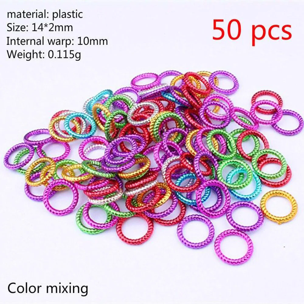 

Style Acrylic Plastic Street Dance Hair Clip Braids Long Hair Braid Beads Reggae Weaving Method Rope Dreadlock Ring Beads