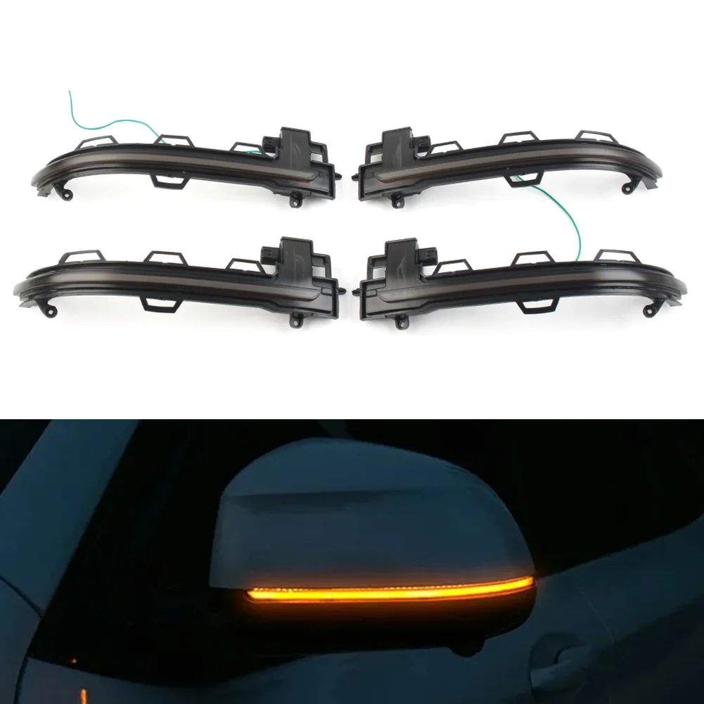 1Pair Car Dynamic Turn Signal Light Side Mirror Indicator Lamp For BMW X3 G01 G08 iX3 G08 X4 G02 X5 G05 X6 G06 X7 G07