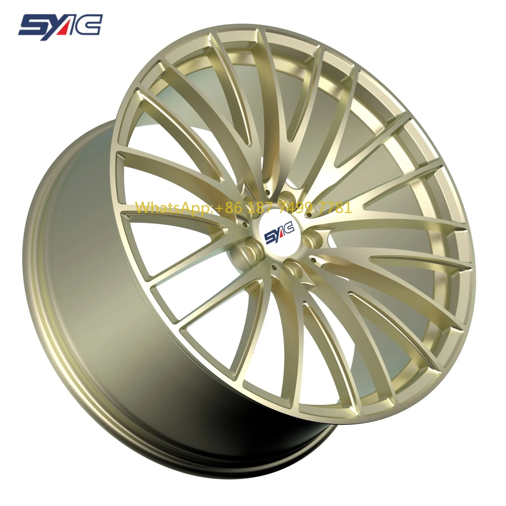 

SYAC Custom Wholesale Forged Aluminum Alloy Wheels in All Shapes and Colors 18-22 Inch for Car Modification