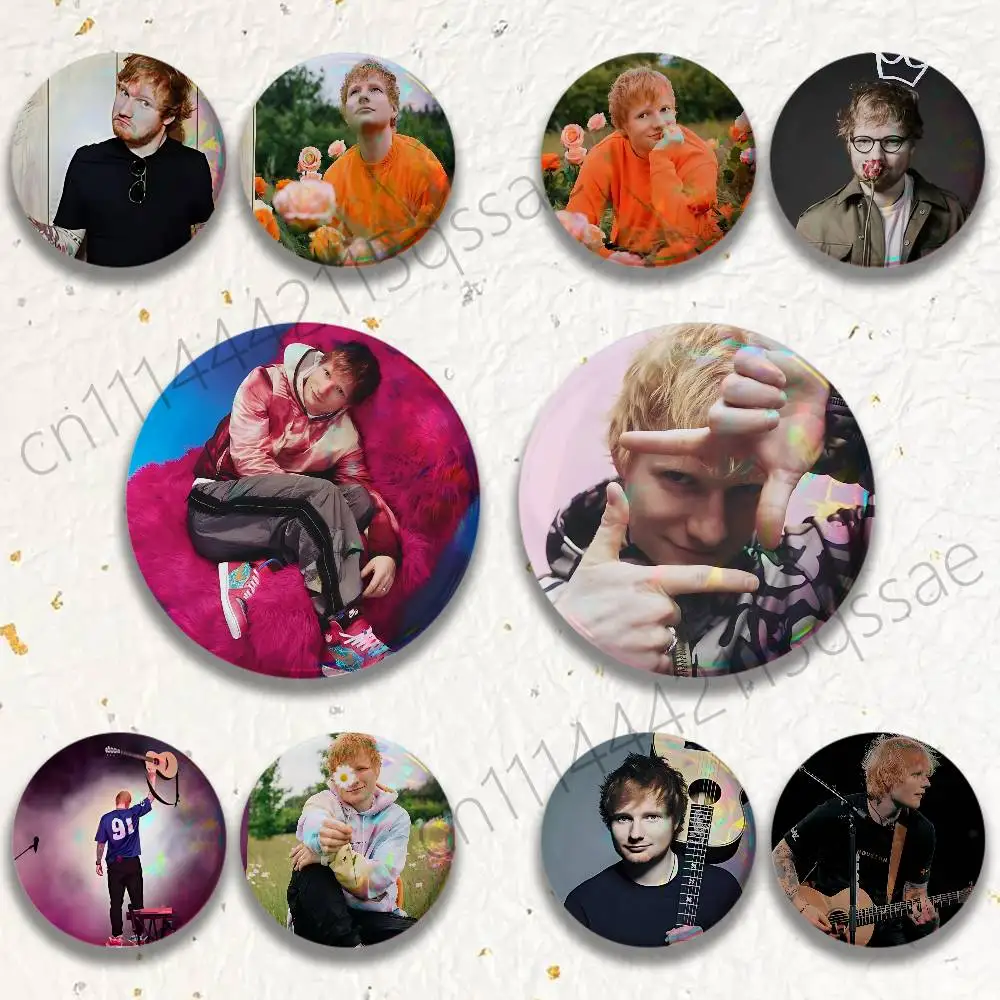 Shape of You Global Ed Sheeran 25mm 75mm 44mm 58mm 32m Brooches Badges Pins for Accessories