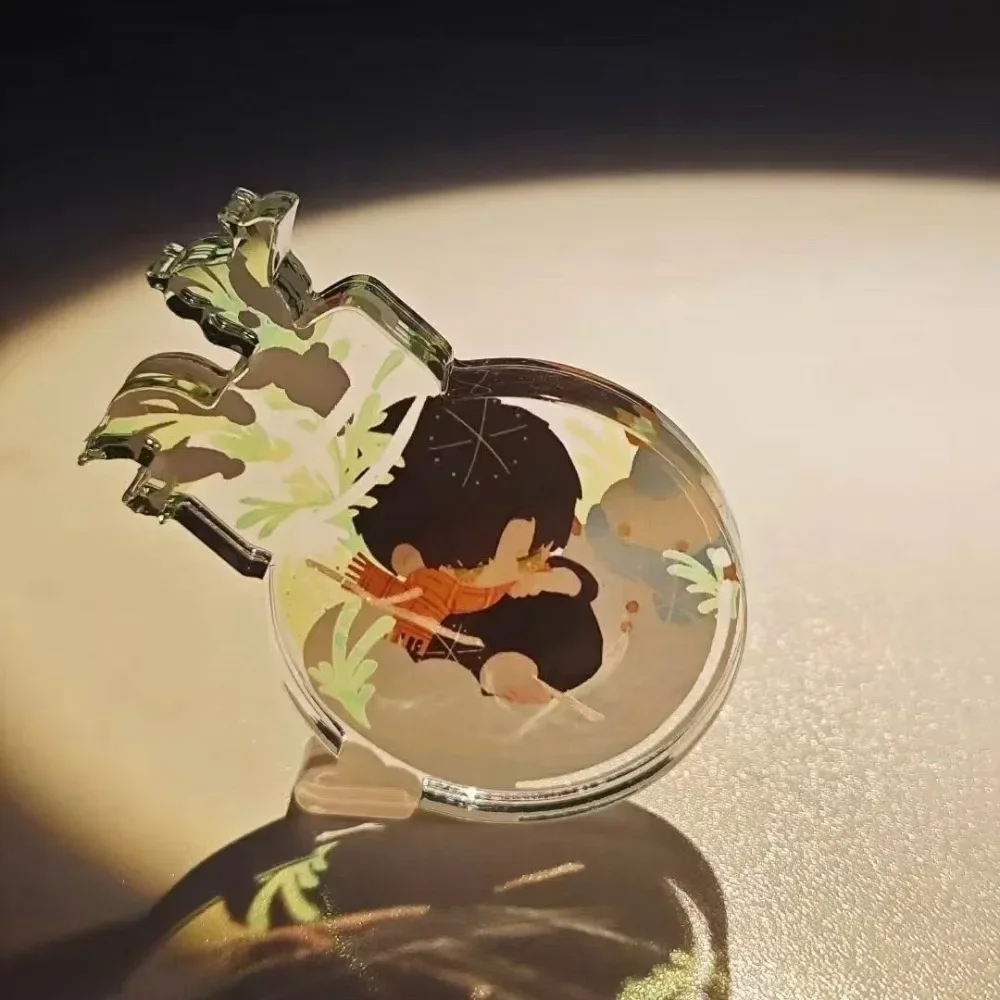 الحب والمساحة العميقة شفافة متمنيا حامل زجاجة Caleb Sylus Rafayel Xavier Zayne تأثيري الاكريليك سميكة اللوحة الدائمة