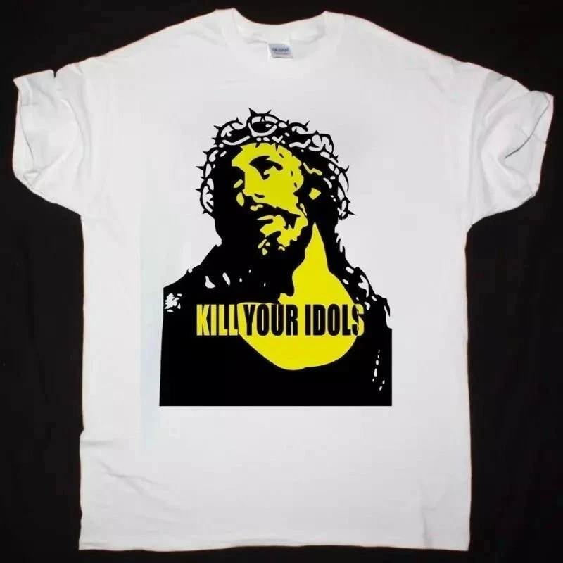 Camiseta unisex Axl Rose Kill Your Idols, corte holgado, estilo informal, camisa de algodón puro para todas las estaciones, camisetas gráficas