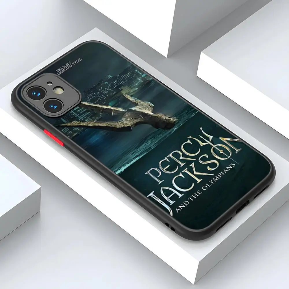Чехол для телефона P-Percy JacksonS, матовая прозрачная задняя крышка для iPhone 15 14 13 12 11 Pro Max X XR XS Plus, чехол
