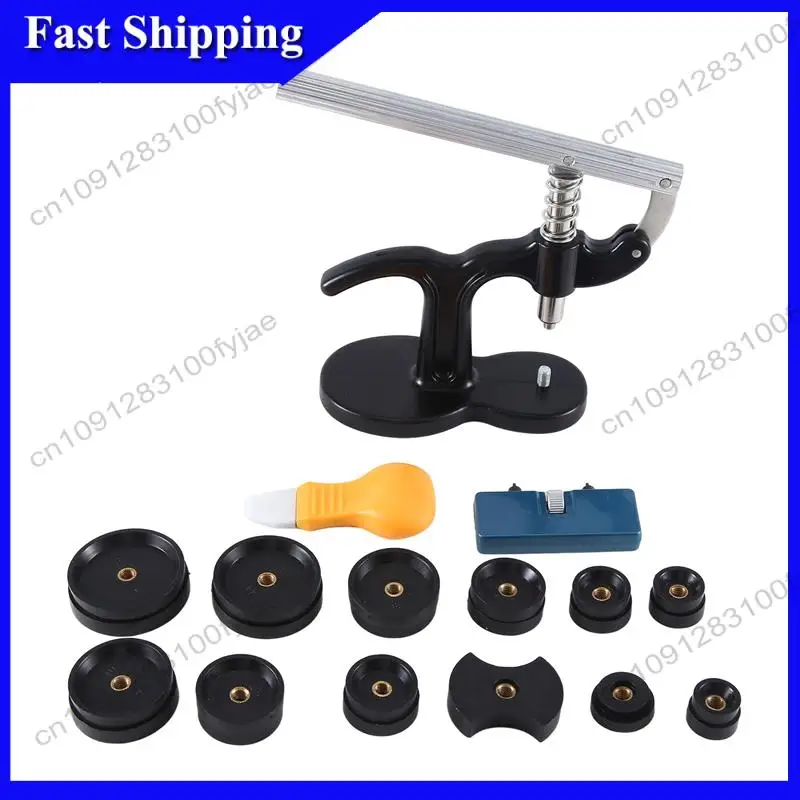 

-X07A 16Piece Watch Pressure Tools And Accessories Die Case Back Remover Closeup And Battery Replacement Parts For Case Back Rem