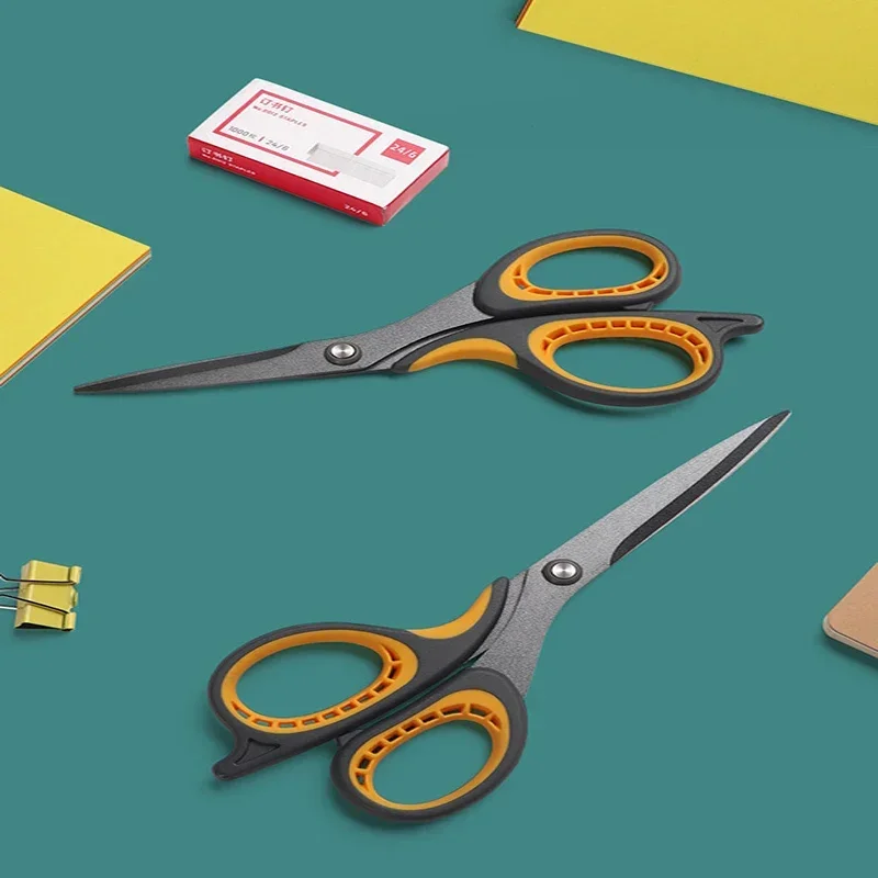 Stainless Steel Alloy Scissors Anti Rust Non Stick Blades Durable Multipurpose for Office Home Sewing Tailoring Use
