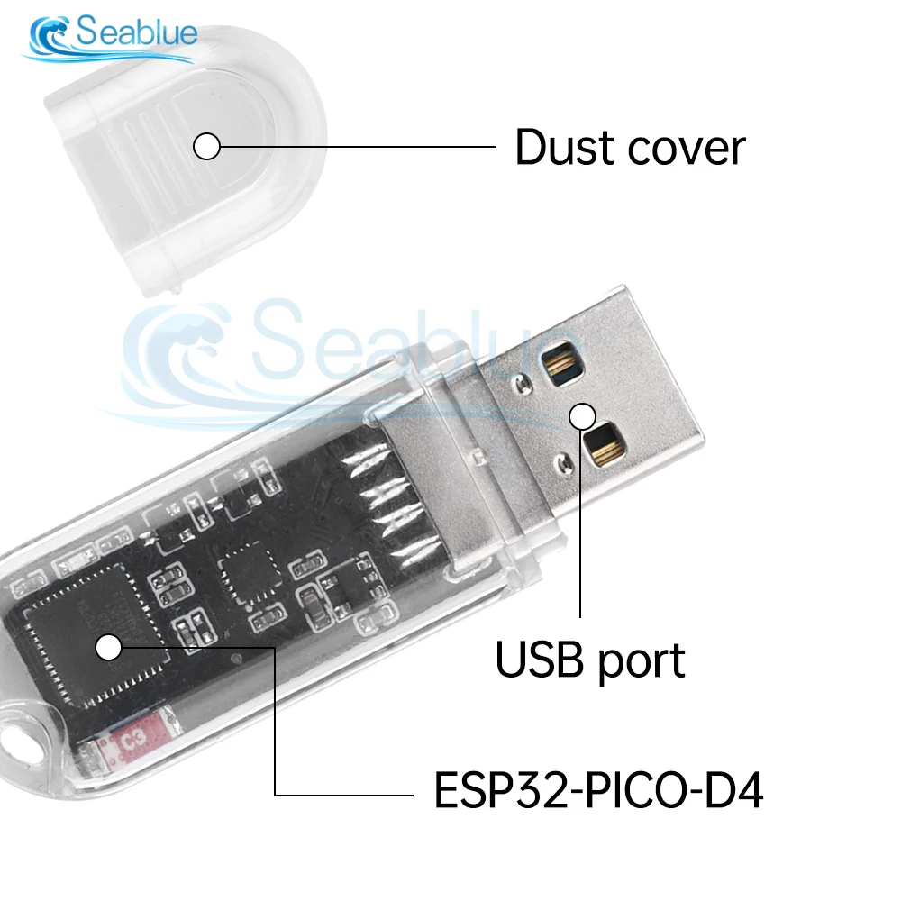 ESP32 Development Board Compatible With USB Bluetooth Gateway Onboard ESP32-PICO-D4 With Shell