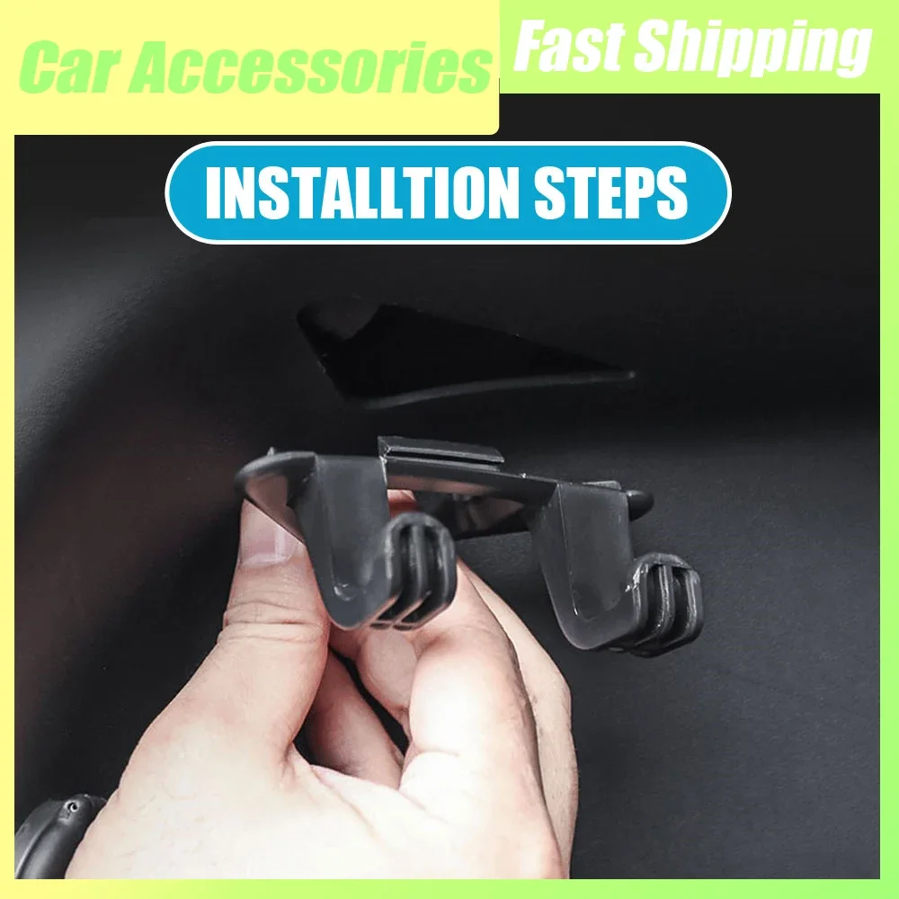 1pc Car Accessories Car Rear Trunk Hook Car Trunk Storage Hook Auto Multifunctional Organizer Holder for Tesla Model Y 2020-2022