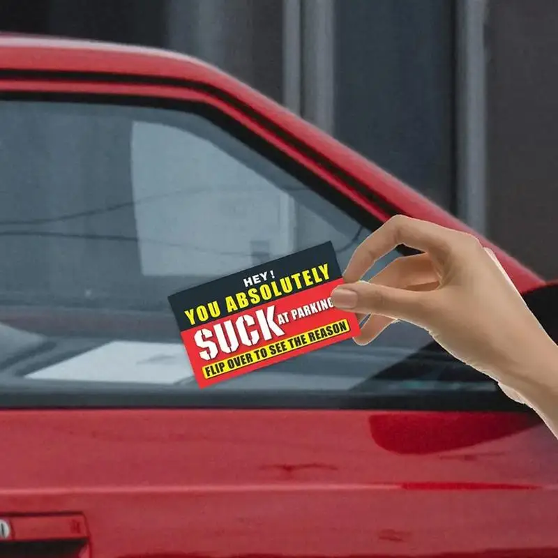 50pcs Fake Parking Tickets 2X3.5 Inch Bad Parking Notes Funny Labels Business Cards Multi Reasons Violation Stocking Stuffers