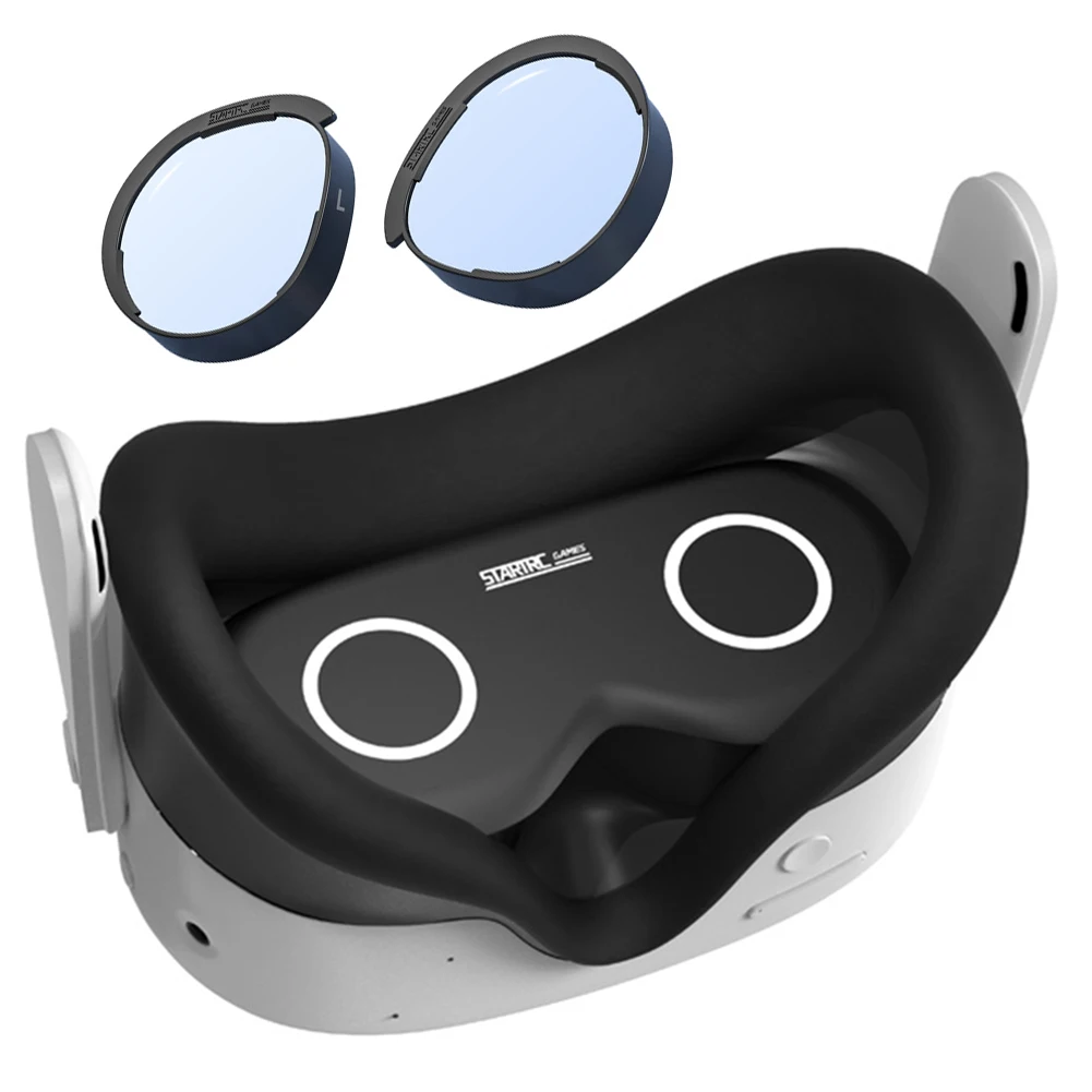 ل ميتا كويست 3S المضادة للخدش حلقة العدسات VR سماعة مرآة العدسات البصرية ل ميتا كويست 3S VR نظارات VR الملحقات