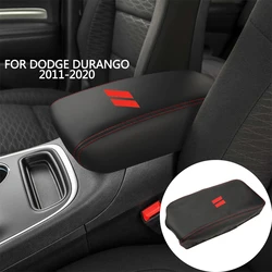 Car Armrest Cover Trim Pad For Dodge Durango 2011 2012 2013 2014 2015 2016 2017 2018 2019 2020 Center Console Protector Cover
