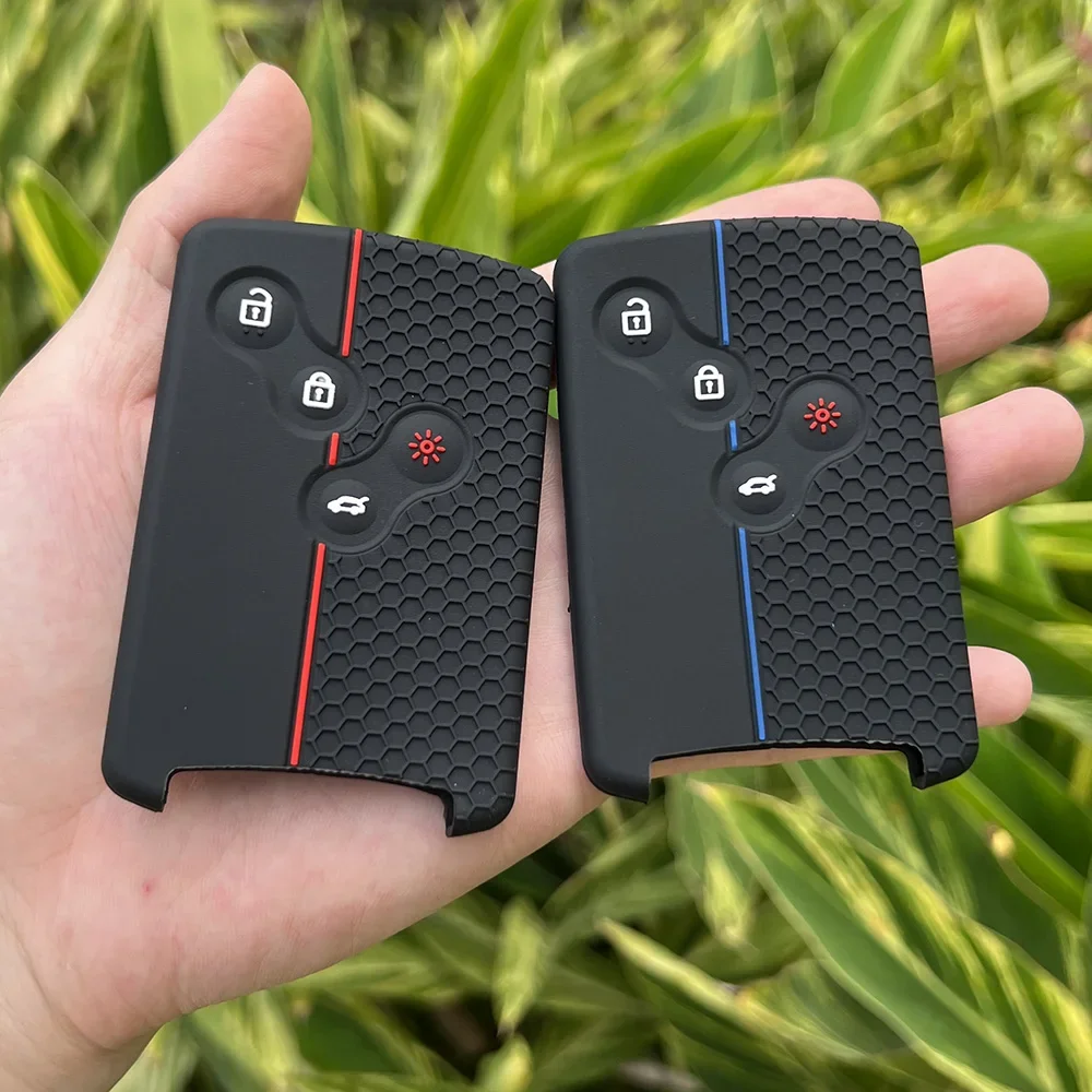 Siliconen Autosleutel Hoes Voor Renault Megane 2 3 Clio Scenic Duster Kaptur Danilo Nema Fluence Captur Logan Laguna Zoe Koleos