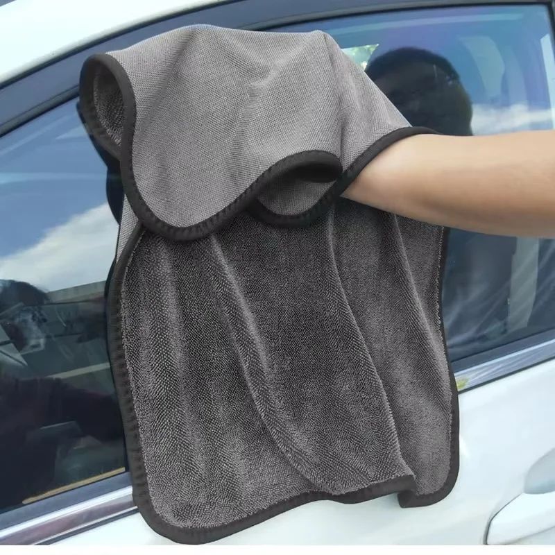 Car Wash Towel 1200GSM Double Sided Towel Car Detailing Twisted Braid Cloth Super Absorbent Rag for Car Home Washing Accessories