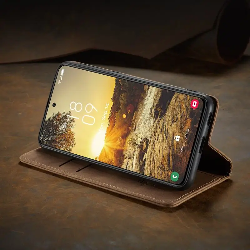 For Samsung Galaxy S24 Plus Case Cover Luxury Flip Magnetic Attraction Leather Wallet Phone Case For Samsung Galaxy S 24 Plus