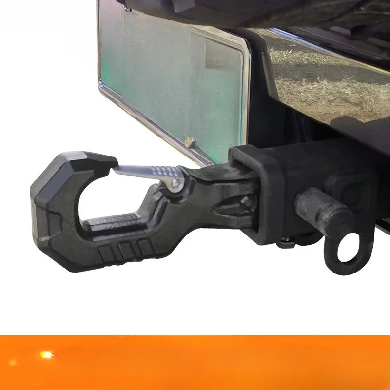 Applicable to 400 square port quick plug trailer hook rogue hook stainless steel anti-collision traction
