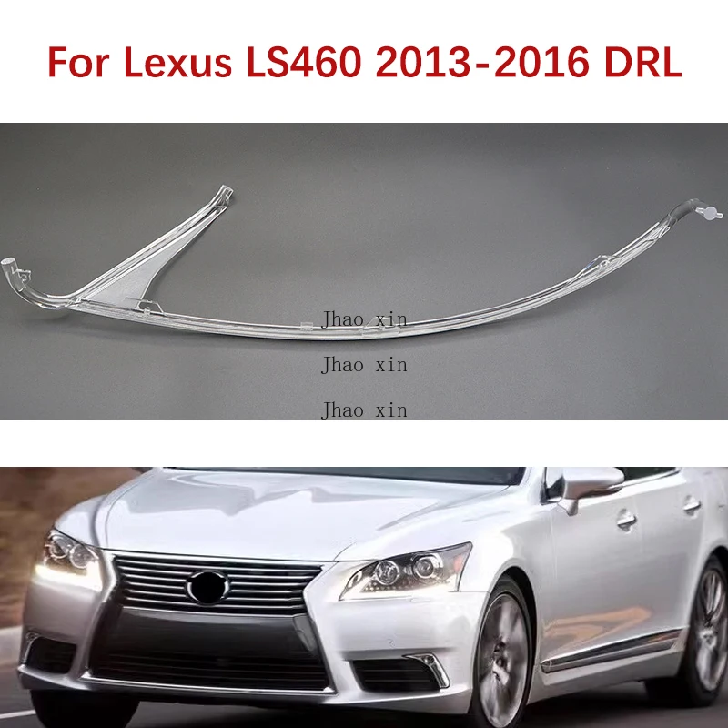 

For Lexus LS460 2013-2016 LED Light Guide Strip White Light Angel Eye Car DRL Guide Tube Strip Front Headlight Ballast Module