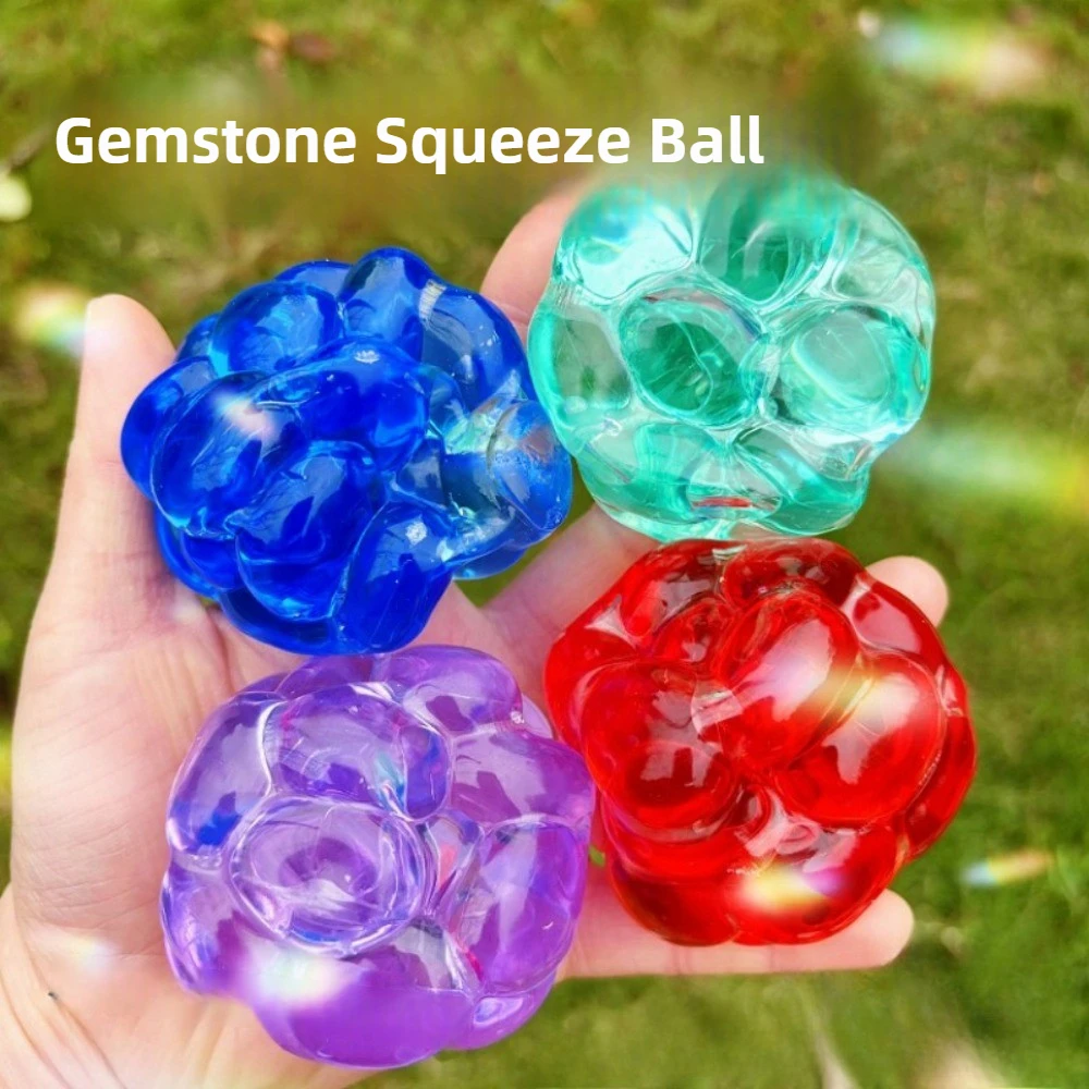 Neuer weicher bunter Lärm-Stressball, knuspriges Quetschspielzeug zur Angstlinderung, formbares Zappelspielzeug für Erwachsene und Kinder, Entspannungsgeschenk