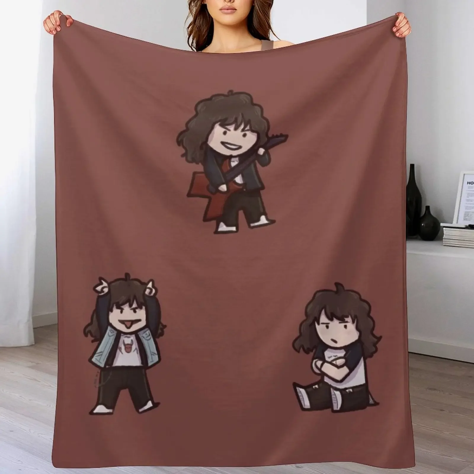 

New Eddie Munson sticker pack Throw Blanket Plaid Sofa Throw Sofa Sleeping Bag Blankets