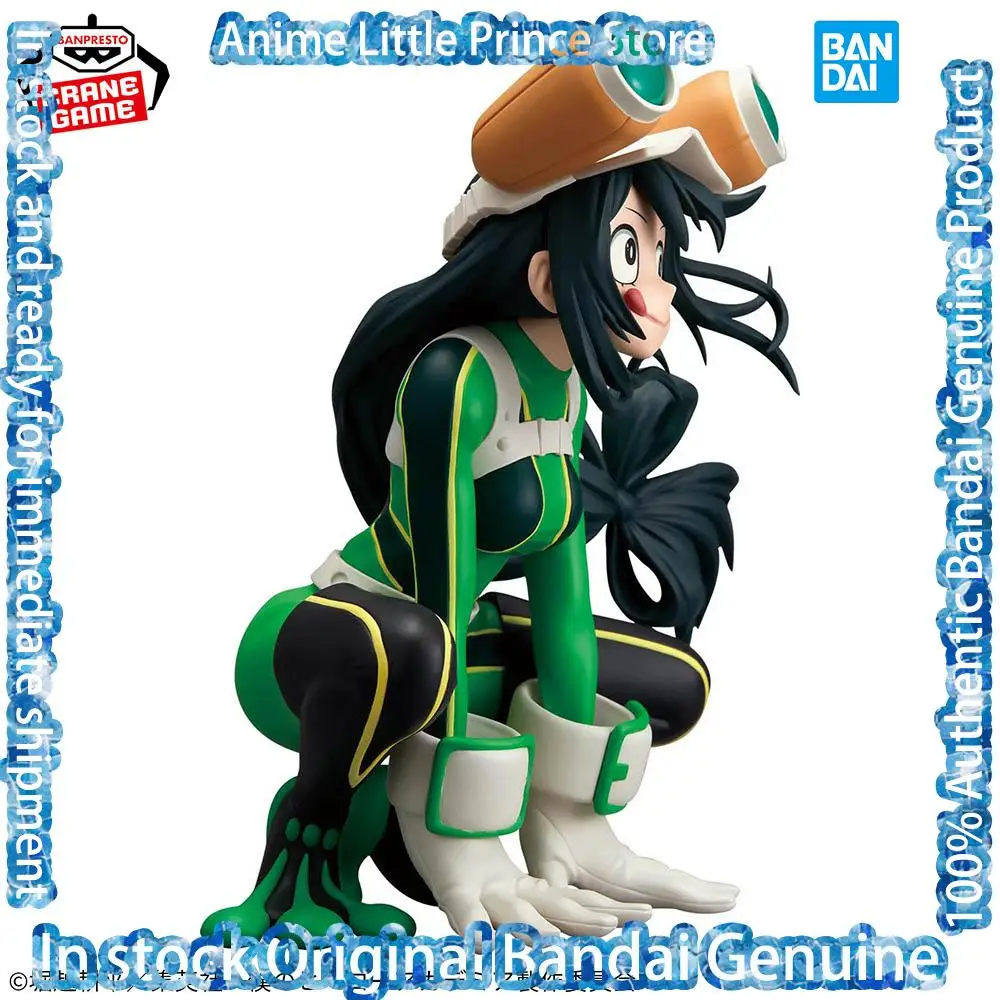 Banpresto BANDAI My Hero Academia Anime Figure - Asui Tsuyu Model Toy Genuine Boxed Collectible in Stock