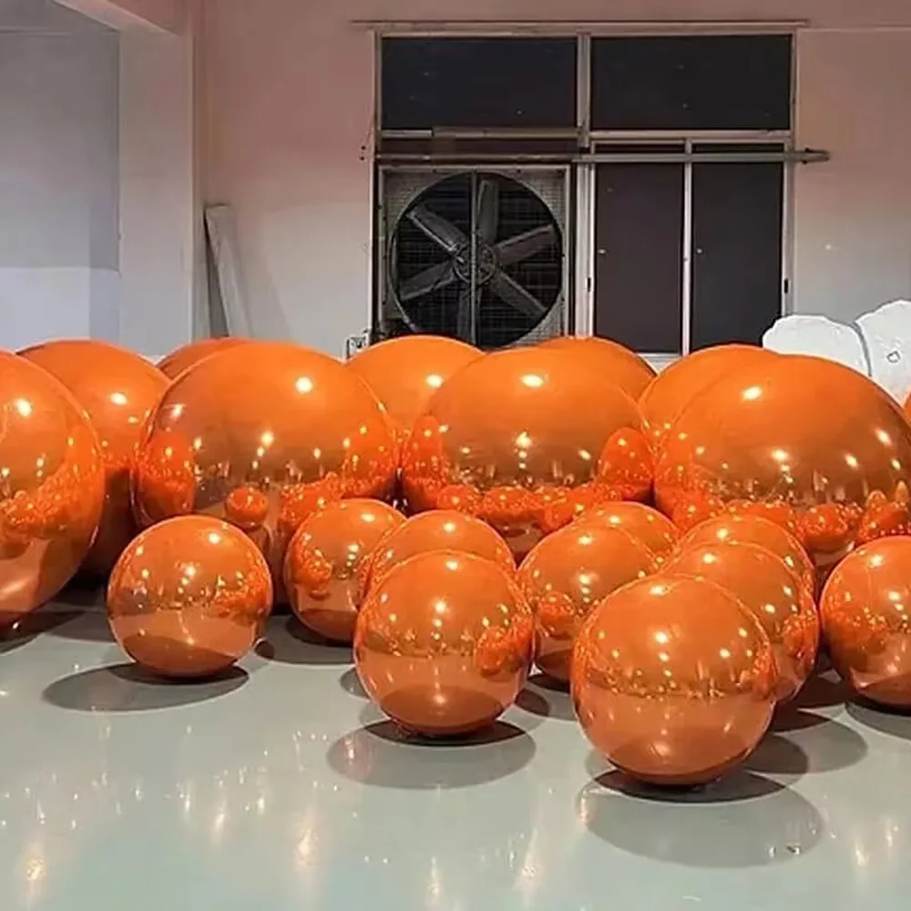 Custom Inflatable Mirror Ball PVC Hanging Disco Sphere Reflective Event Decoration for Party Wedding Stage Club Decor