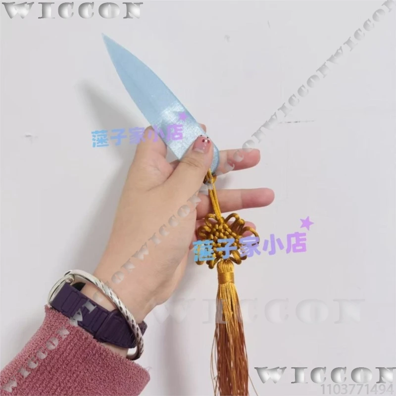 K Pop Huntrix Zoey كوسبلاي شيطان أزرق فاتح سكين رمي الدعامة Kunai Halloween Girls Group Outfit Accessories Canaval Christmas