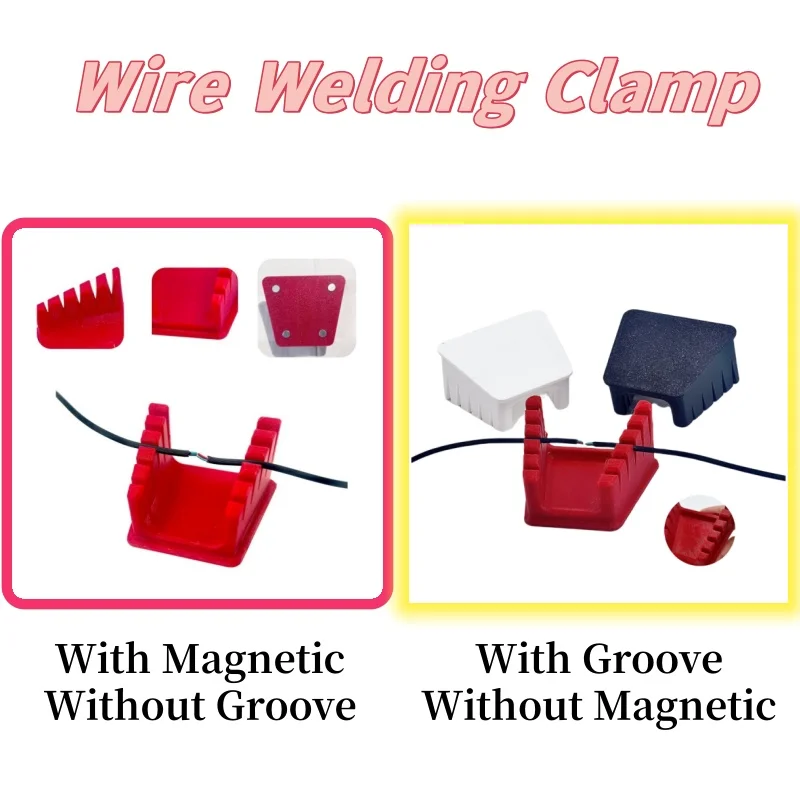 Localisateur de fil de soudage de précision, pince de montage à ventouse avec rainure magnétique pour établi, soudage de PCB et projet de réparation de carte mère