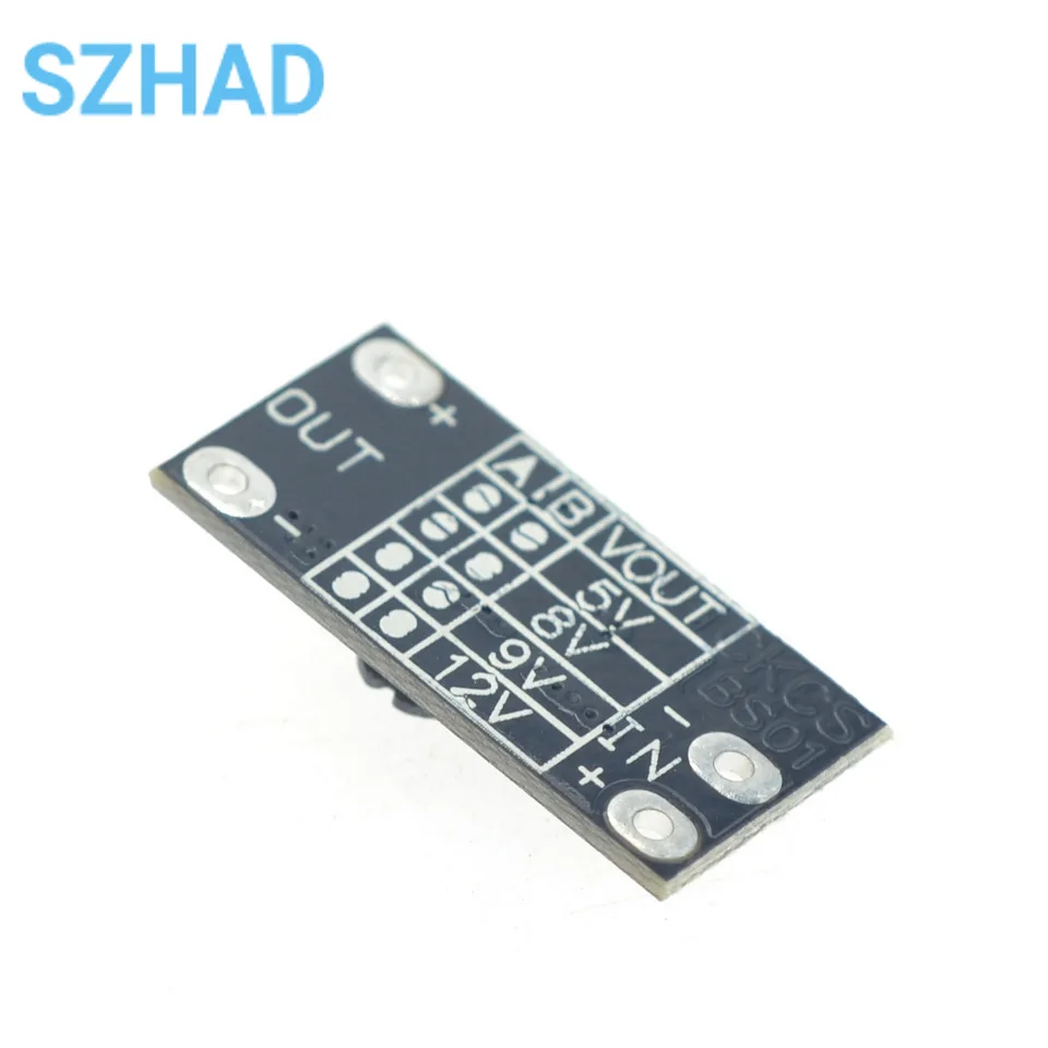 3.7V To 12V Mini DC-DC Boost Module Supports 5V/8V/9V/12V Output Lithium Battery Boost