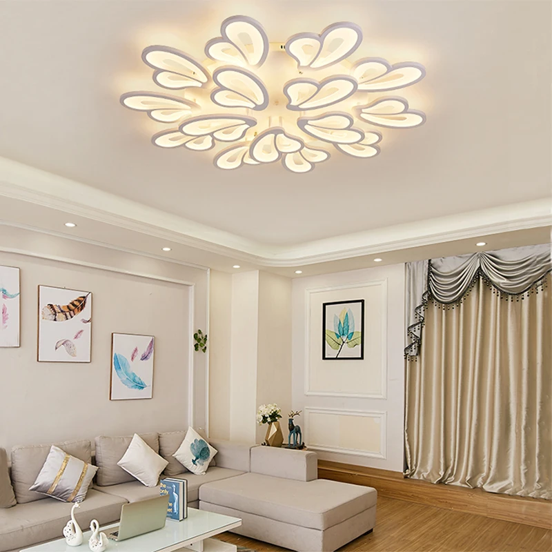 

Modern LED ceiling light living room light bedroom creative art light study dining room butterfly indoor dimming lighting