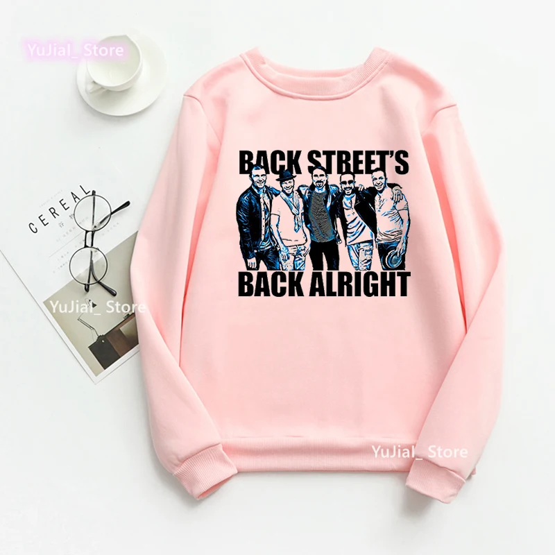 Backstreet Boys World Dna Graphic Print Hoodies Women Winter/Spring/Autumn Sweatshirt Clothes Funny Hip Hop Long-Sleeved Jumper