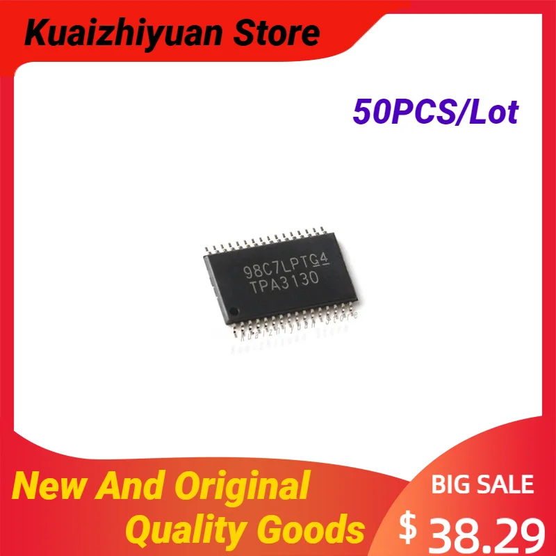 50PCS/Lot New And Original TPA3130D2DAPR SOP-32 TPA3130 Audio Amplifier Chip IC Integrated Circuit Brand Quality Goods