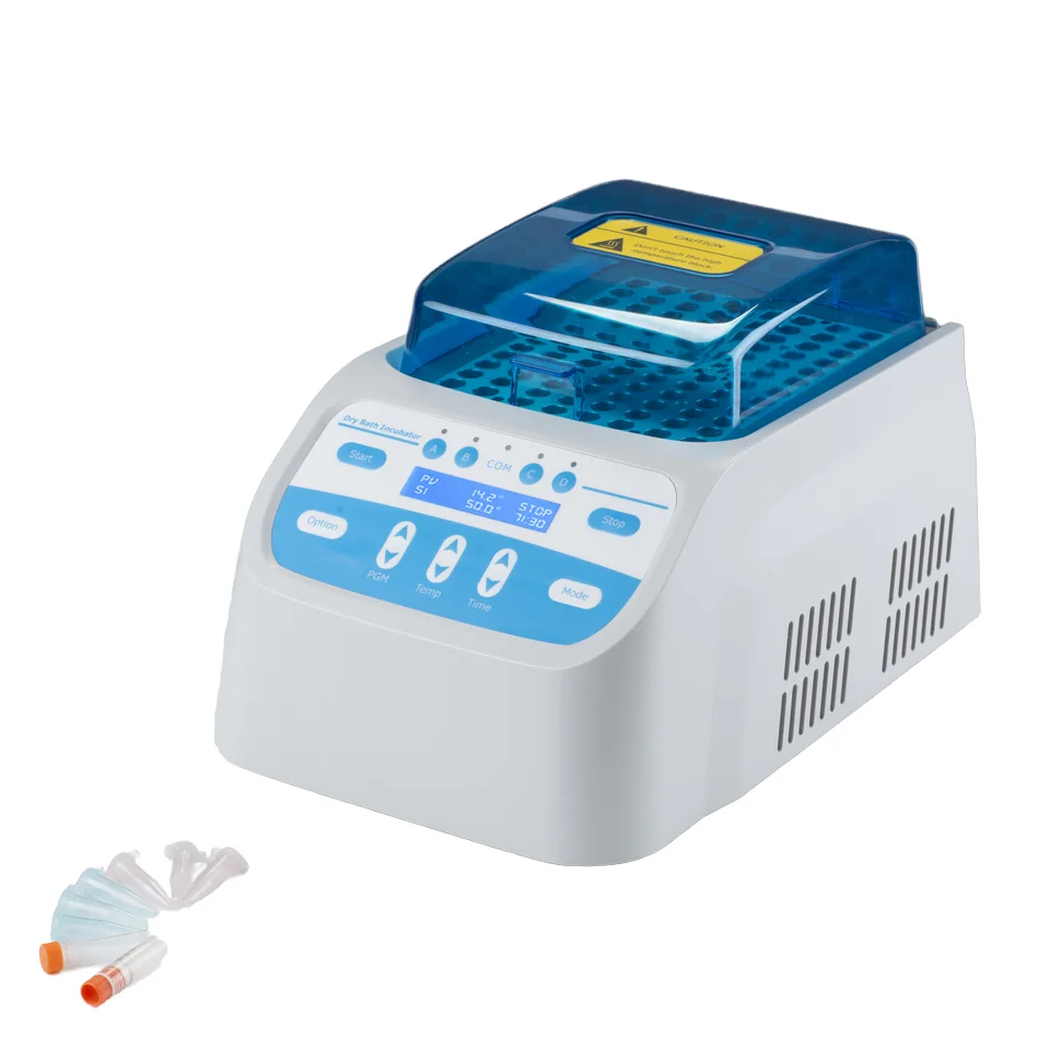 SINOSOURCE DH200 Dry Bath Incubator-Laboratory Thermostatic Device 220V Plastic & Metal Block
