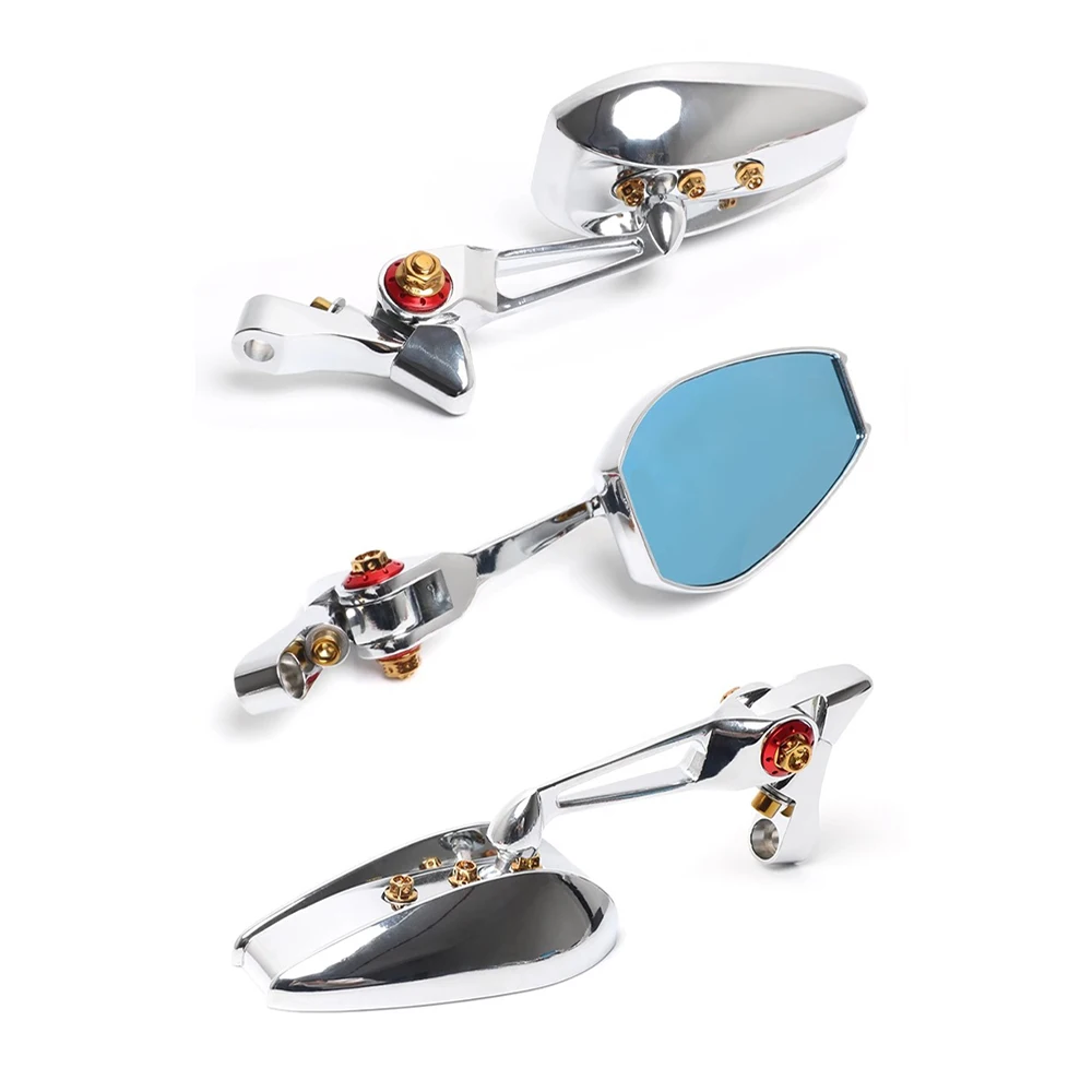 ل CFMOTO ZEEHO AE8 AE 8 دراجة نارية اليسار اليمين المضادة للوهج مرايا الرؤية الخلفية الجانب طوي قابل للتعديل مرآة الملحقات