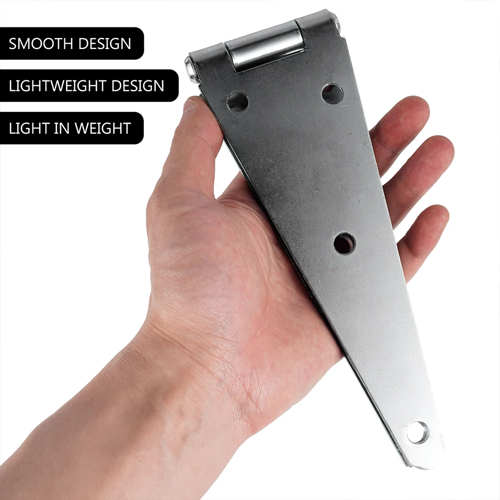

4pcs Heavy Duty Door Hinges 100mm Galvanized Iron Outdoor Gate Fence Hardware for Wooden Fence Garage Doors Closet Wardrobes