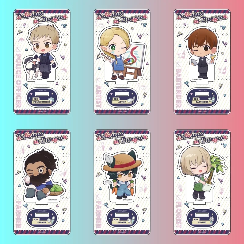 Delicious in Dungeon HOT ANIME 10CM An adorable acrylic Acrylic figure stand Model Cosplay Toy Birthday Gift Ornament keychain