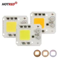 AC220V 50W 30W COB LED Smart IC Chip Lamp Matrix Diode Warm Cold Neutral White Bead Lamp Driverless For Flood Light Accessories