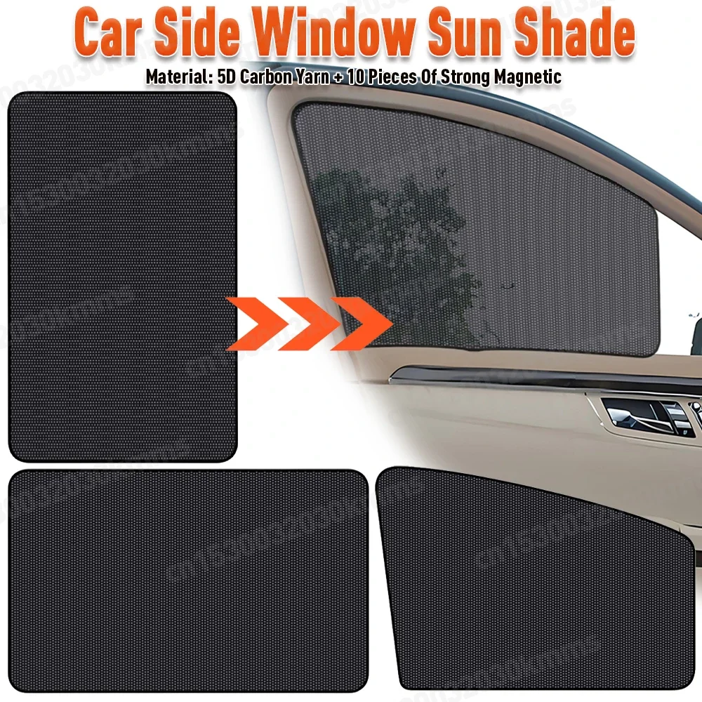 

Магнитный автомобильный солнцезащитный козырек Защита от УФ-лучей солнцезащитный козырек сетка для боковых окон защита от прямого солнца козырек летняя защитная пленка аксессуары