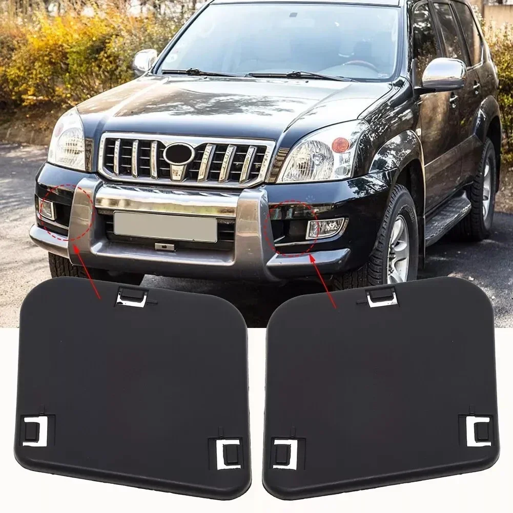 2pc Car Front Bumper Fog Lights Side Baffle Cover For Toyota For LAND For CRUISER LC120 FJ120 2003 2004 2005 2006 2007 2008 2009