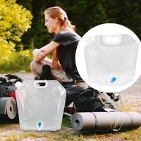 Water Bladder Bag  Folding Water Bag Camping 10L Large Capacity Portable Water Bag Thickened Soft Food Grade Water Storage Bag