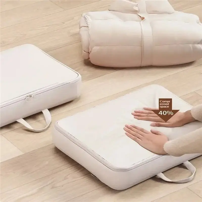 ABBP-4PCS/Set ضغط التعبئة الملابس أسفل سترة القطن لحاف تخزين التوسع المنظم حقيبة