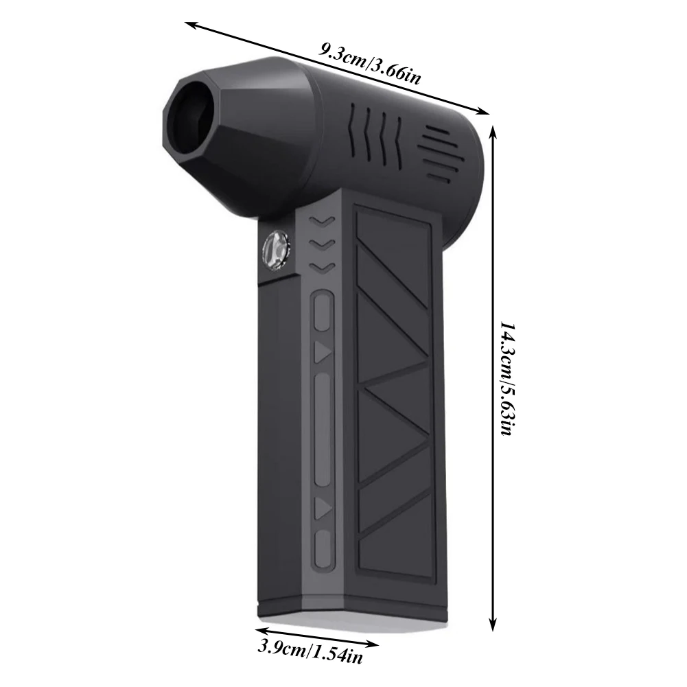 130000RPM Electric Dust Blower with Light Mini Turbo Violent Fan TYPE-C Charging Handheld Air Blower for Computer Keyboard