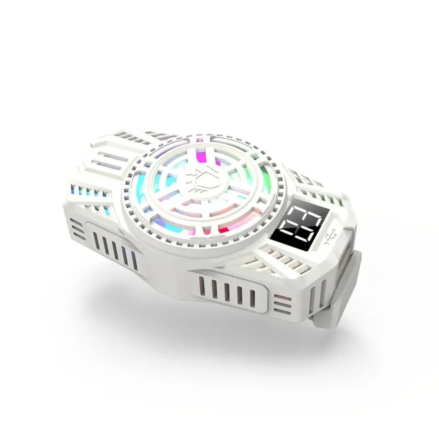 Digital Display Mobile Phone Radiator, Scalability, Semiconductor Refrigeration, Colorful Lighting Effects, Rapid Cooling