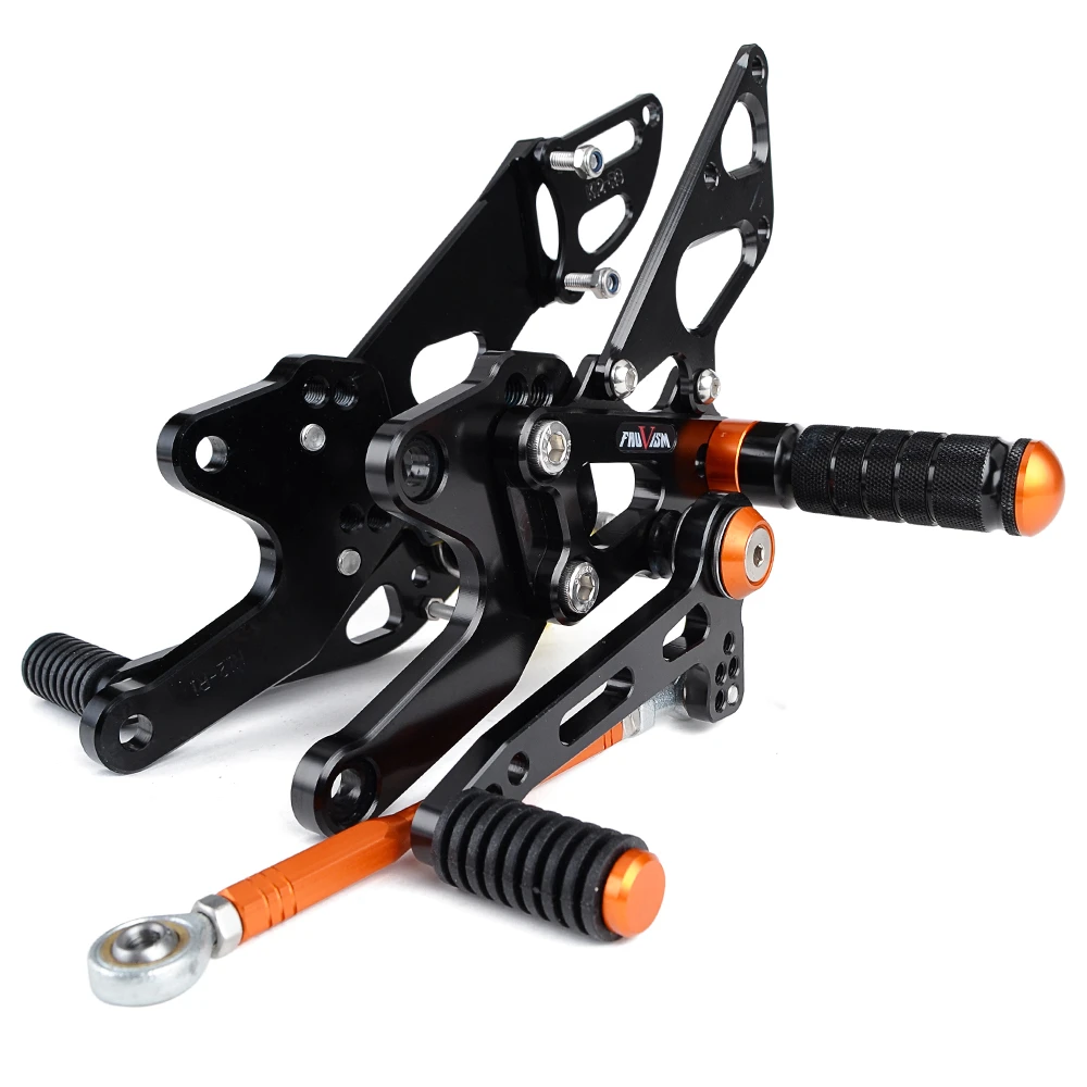 

Adjustable Motorcycle Rearsets Rear Sets Foot Pegs Pedal For K&TM Super Duke 1290 R/GT 2014 2015 2016 2017 2018 2019
