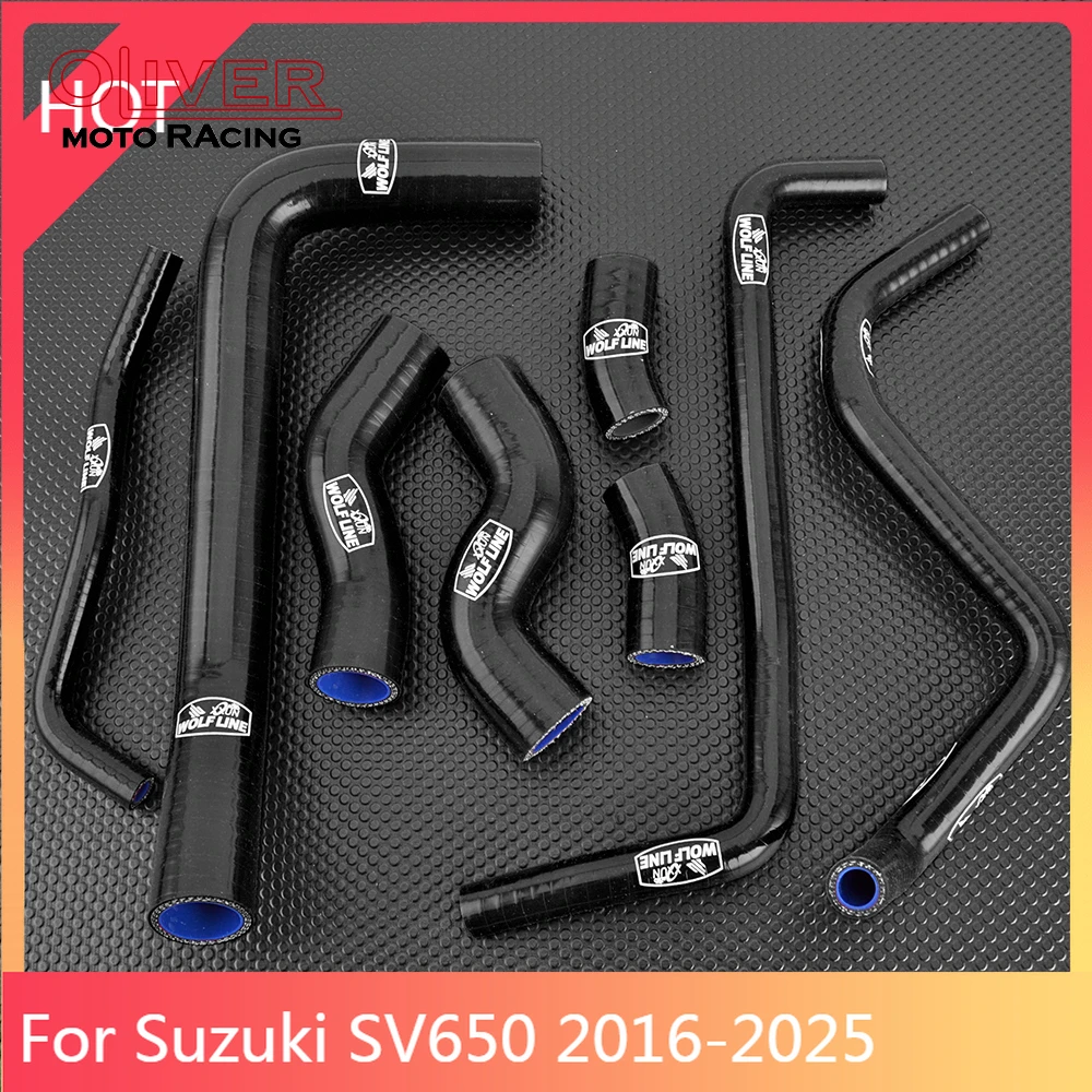 

SV 650 Motorcycle Cooling Hose Silicone Radiator For Suzuki SV650 2016-2025 Coolant Hose Pipe Set Accesorios
