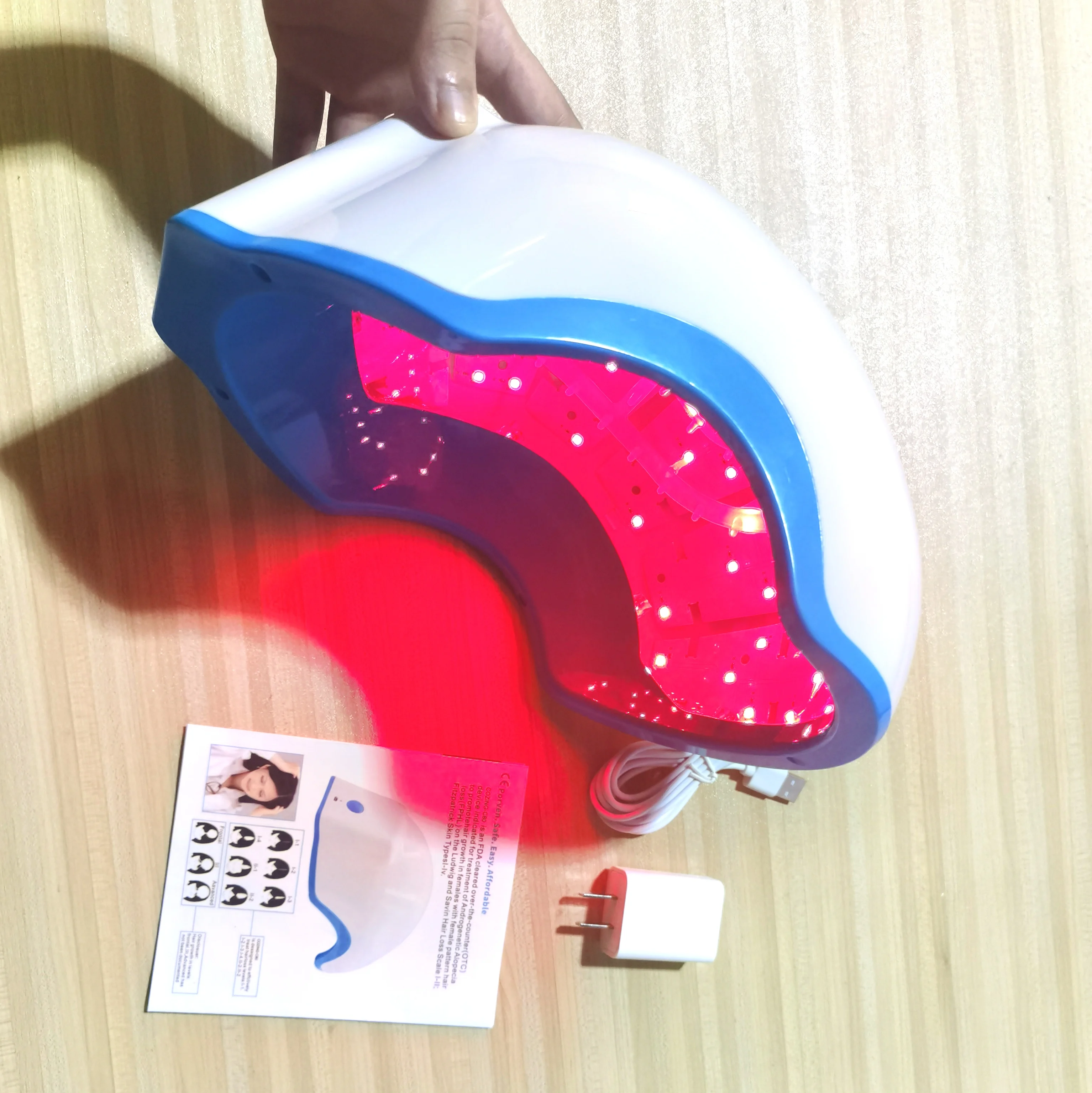 

HLKGO Laser Hat 80LEDs Red Light Cap Professional Hair Growth Helmet for Thicker Hair & Scalp Rejuvenation