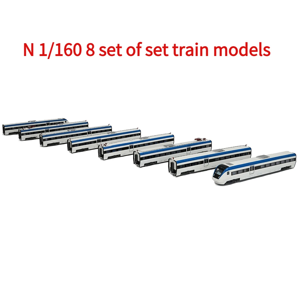 N Scale 1/160 Simulation Train Model Harmony CRH1A Type EMU Train Set Model Toy Gift